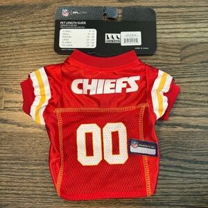 NFL Pet Wear Kansas City Chiefs Dog Mesh Jersey XS NWT